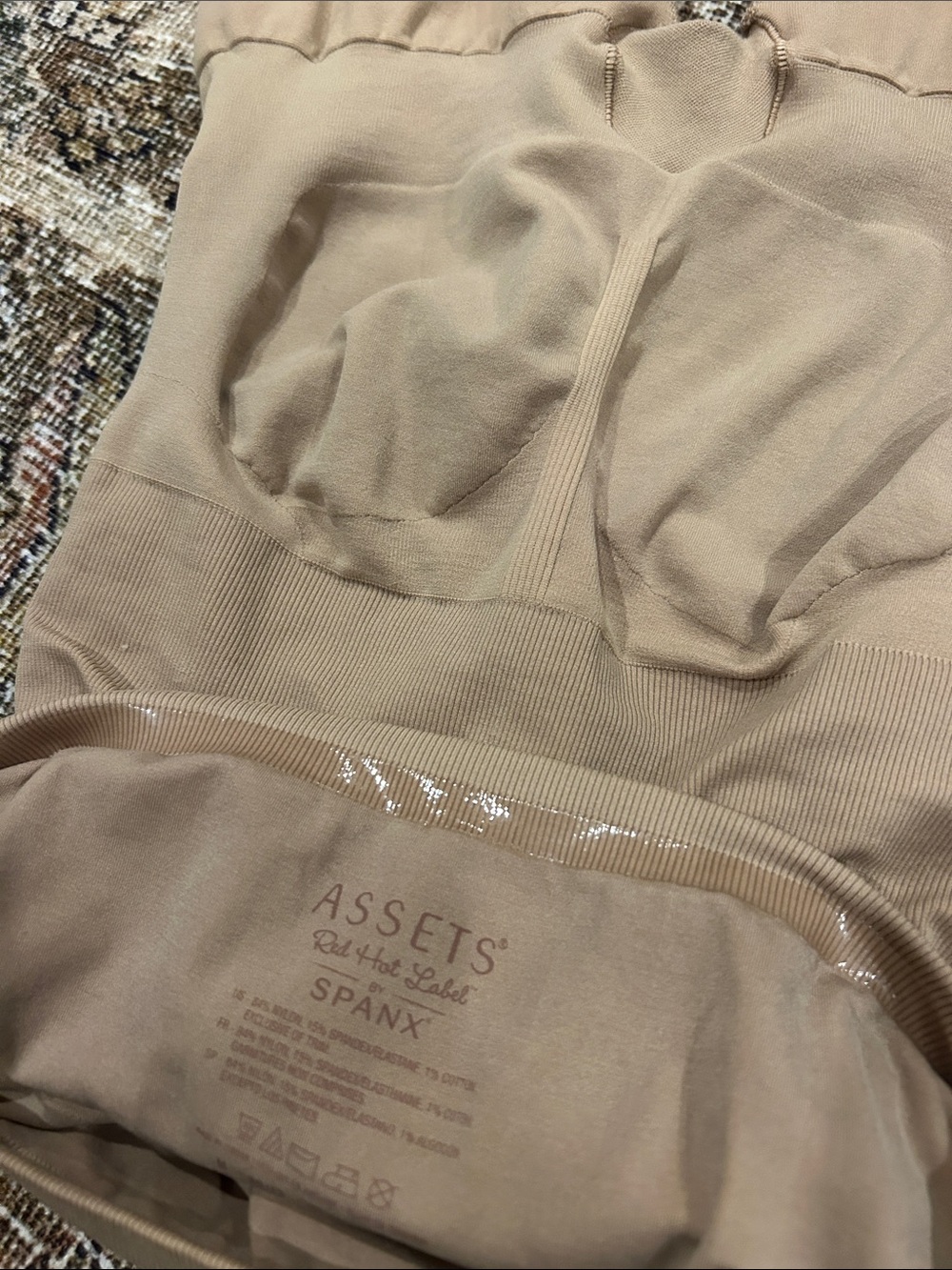 High-Waist Sculpting Shaper Shorts - Tan - Picture 4 of 7